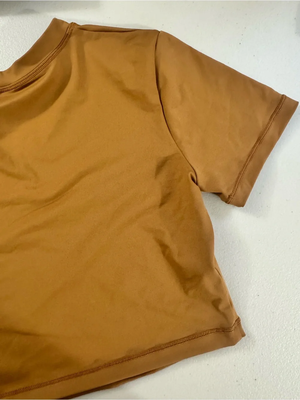 SKIMS Swim short sleeve cropped tee S